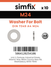 Simfix product label - 7349A4250-D