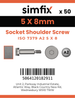 Simfix product label - 7379A205008-T