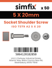 Simfix product label - 7379A205020F-T