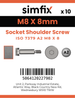 Simfix product label - 7379A210008-D