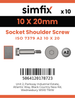 Simfix product label - 7379A210020-D