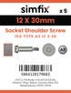 Simfix product label - 7379A212030-D