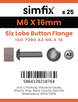 Simfix product label - 73802A206016TX-D