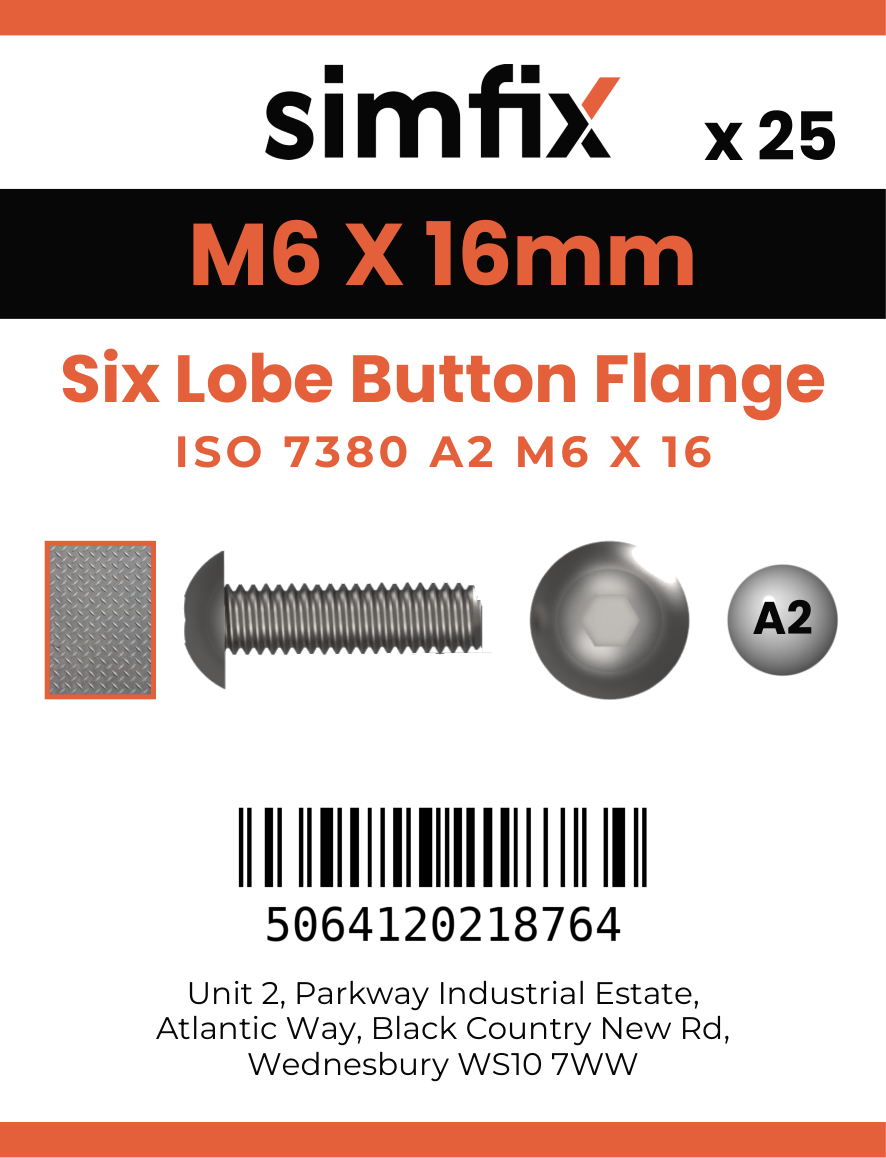Simfix product label - 73802A206016TX-D