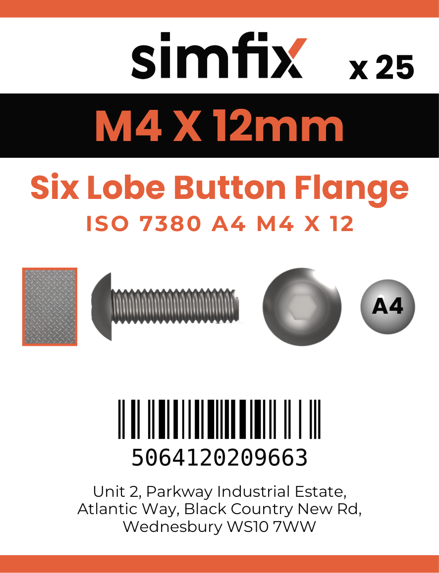Simfix product label - 73802A404012T-D