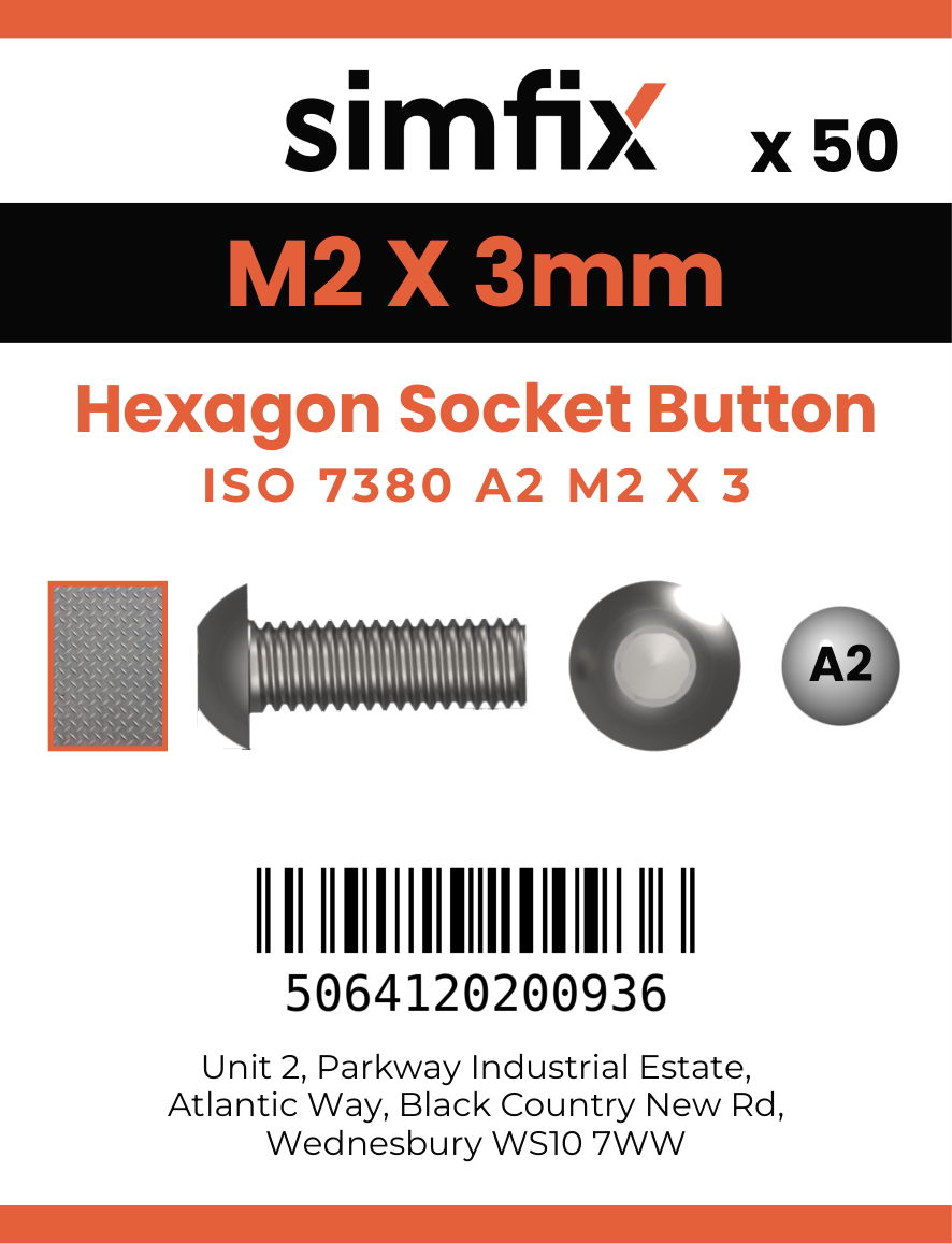 Simfix product label - 7380A202003-T