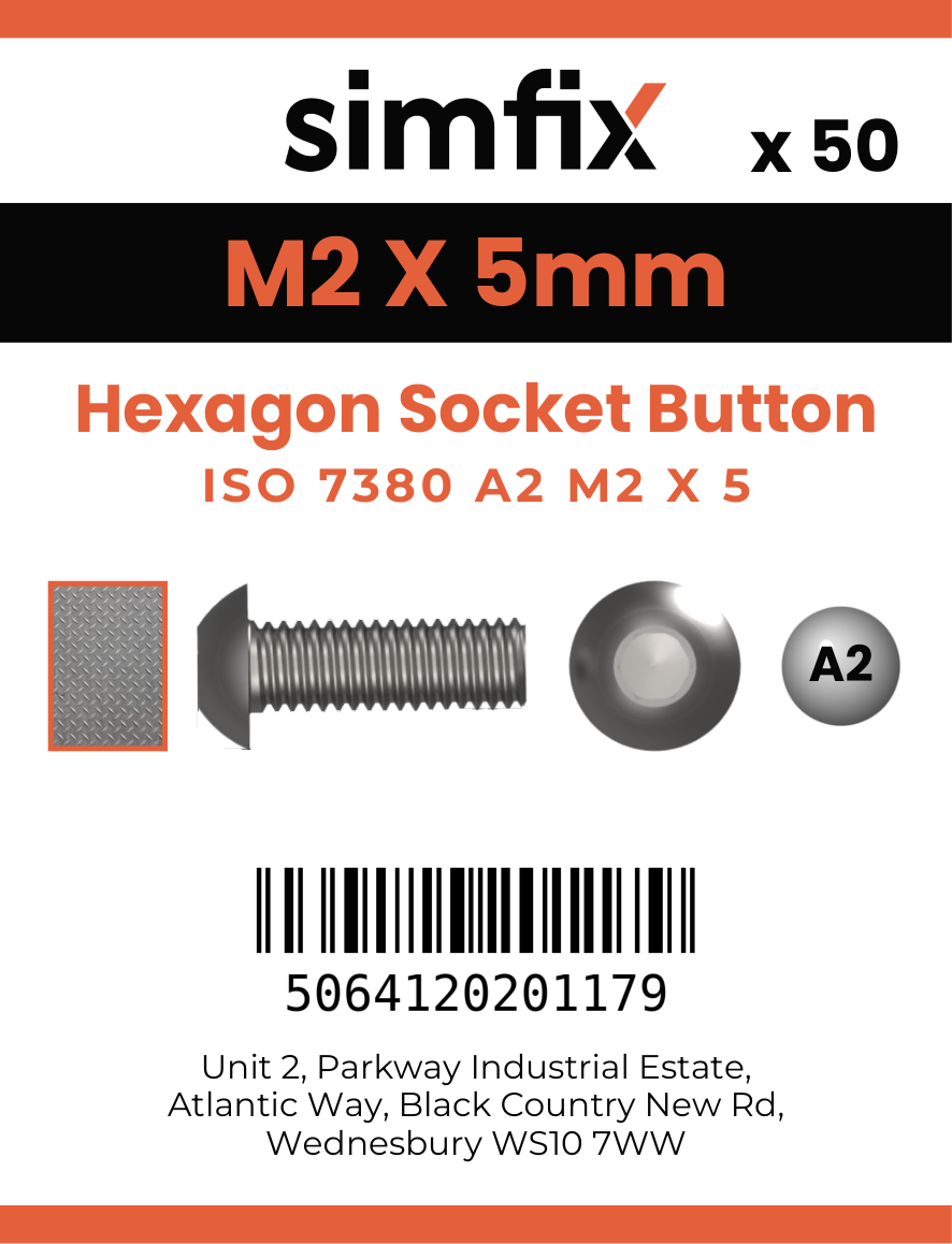 Simfix product label - 7380A202005-T