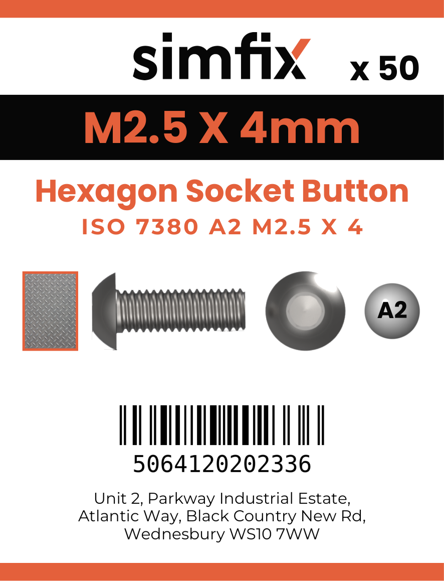 Simfix product label - 7380A2025004-T