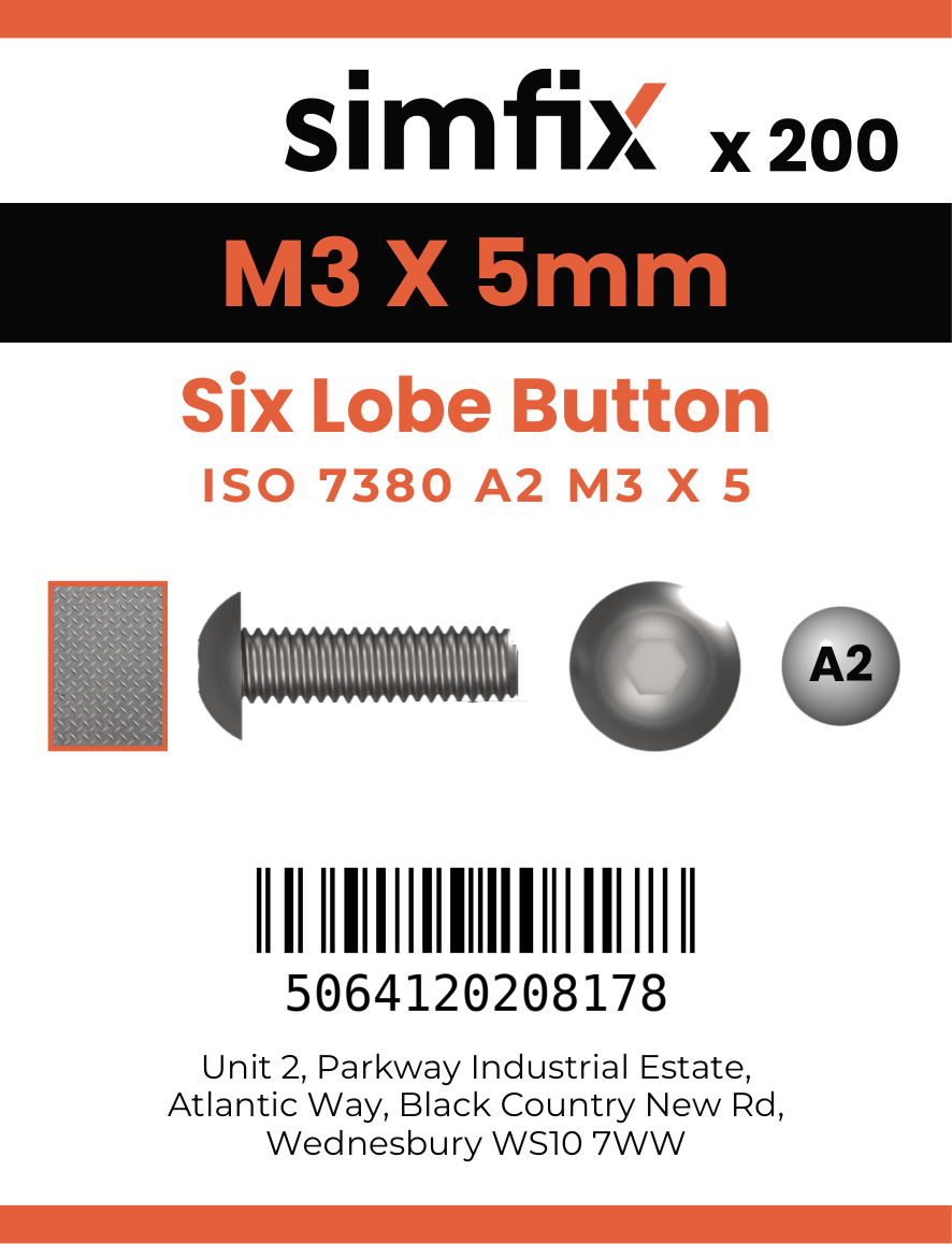 Simfix product label - 7380A203005T-T