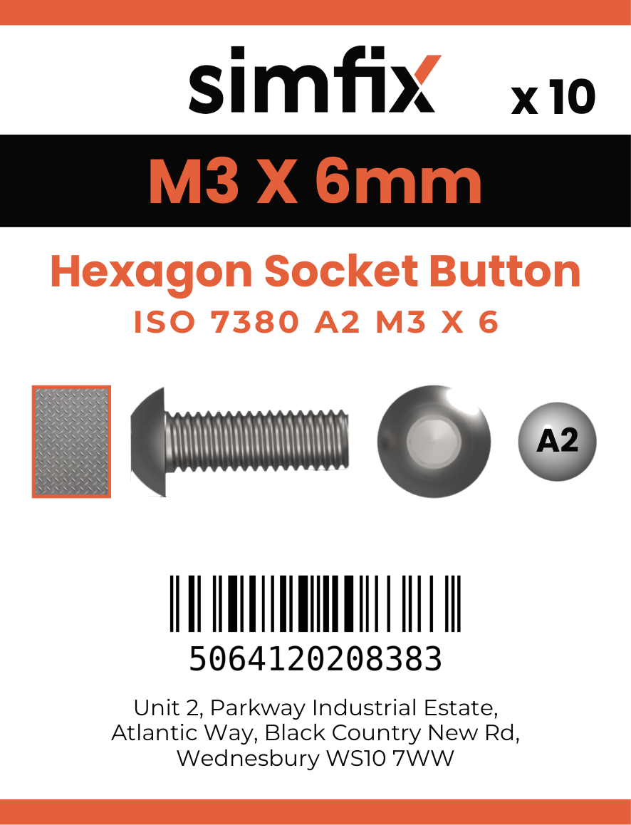 Simfix product label - 7380A203006-D