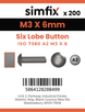 Simfix product label - 7380A203006T-T