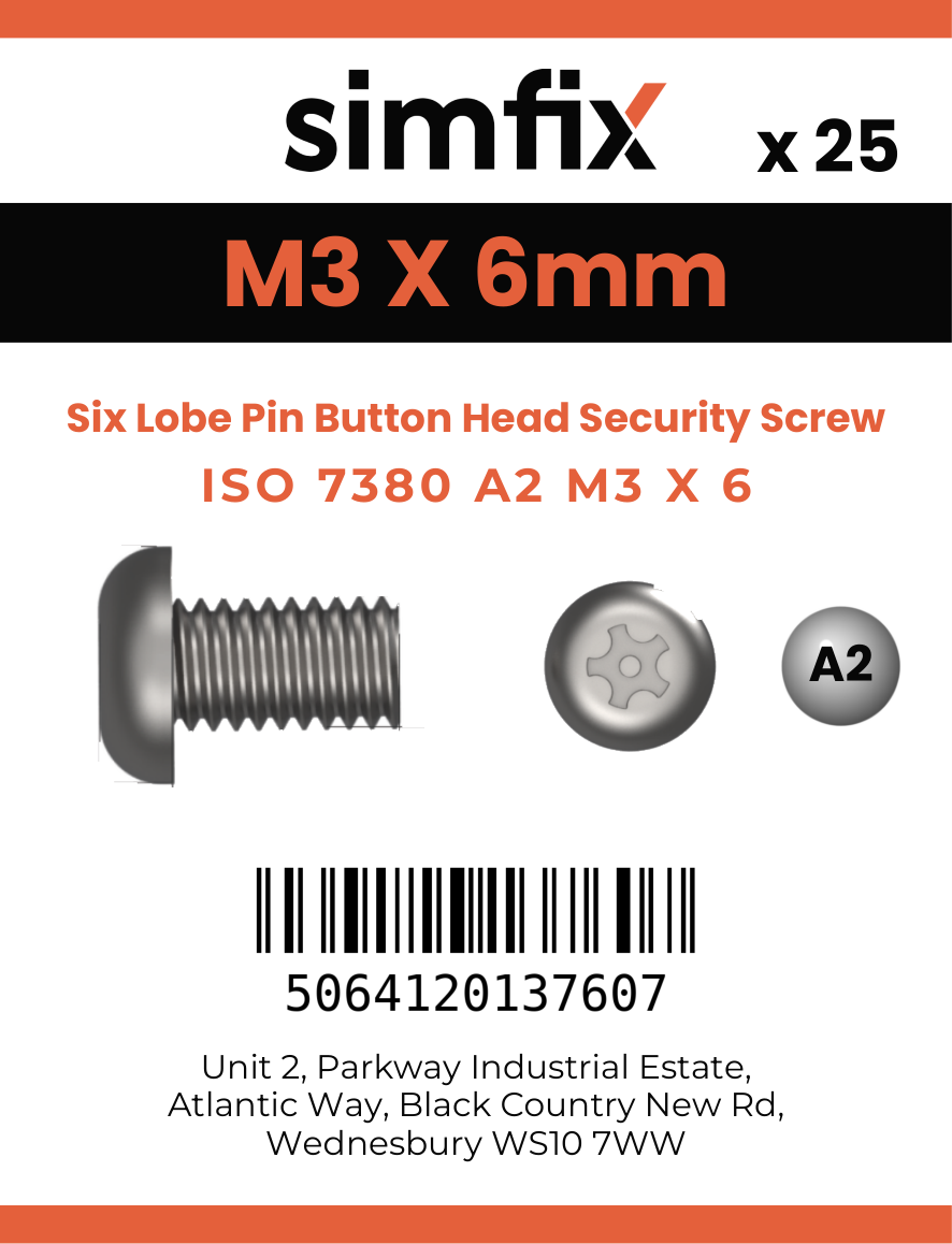 Simfix product label - 7380A203006TPIN-D