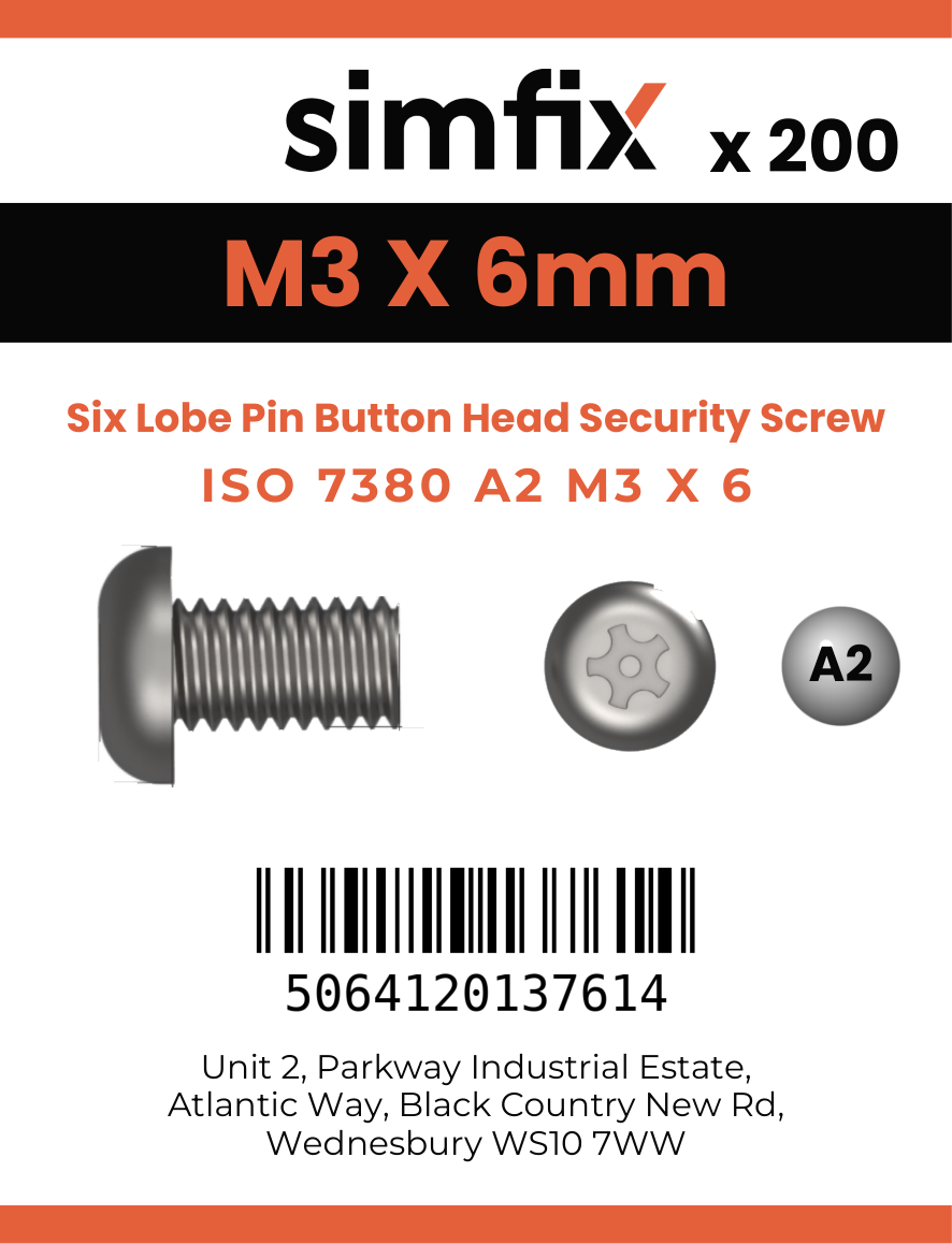 Simfix product label - 7380A203006TPIN-T