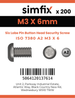 Simfix product label - 7380A203006TPIN-T