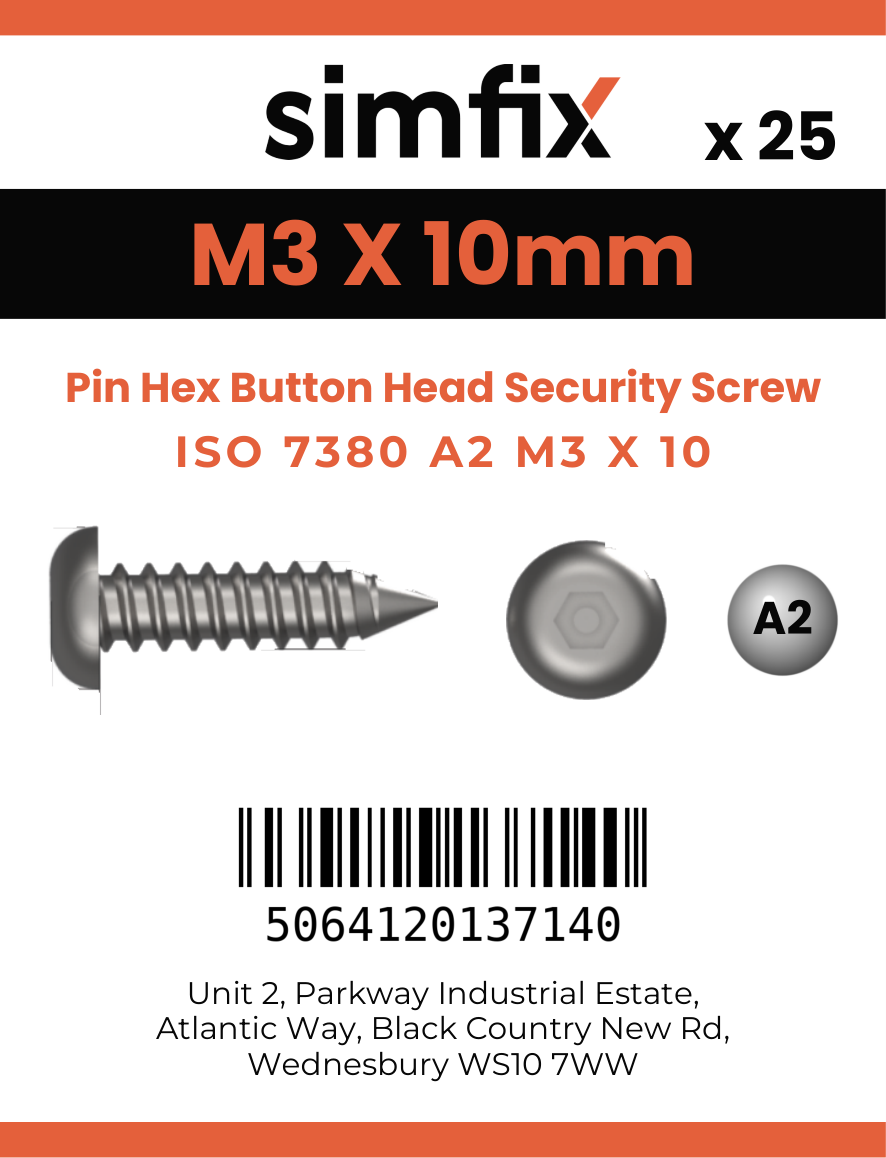 Simfix product label - 7380A203010PIN-D