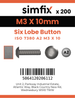 Simfix product label - 7380A203010T-T