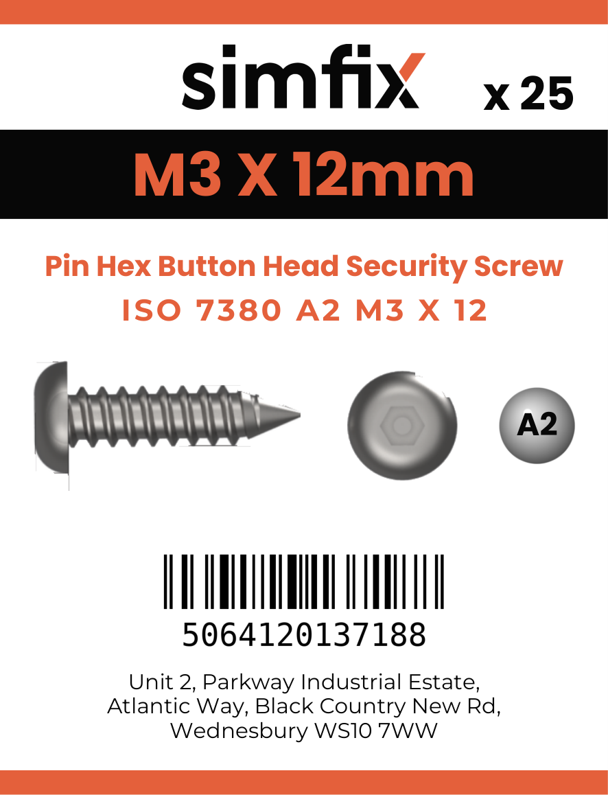 Simfix product label - 7380A203012PIN-D