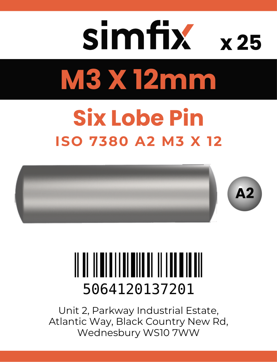 Simfix product label - 7380A203012TPIN-D