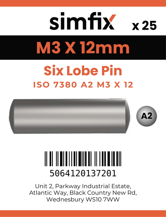 Simfix product label - 7380A203012TPIN-D
