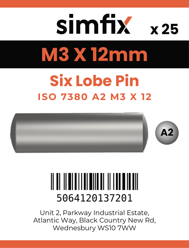 Simfix product label - 7380A203012TPIN-D