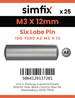 Simfix product label - 7380A203012TPIN-D