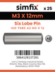 Simfix product label - 7380A203012TPIN-D