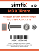 Simfix product label - 7380A203016F-D