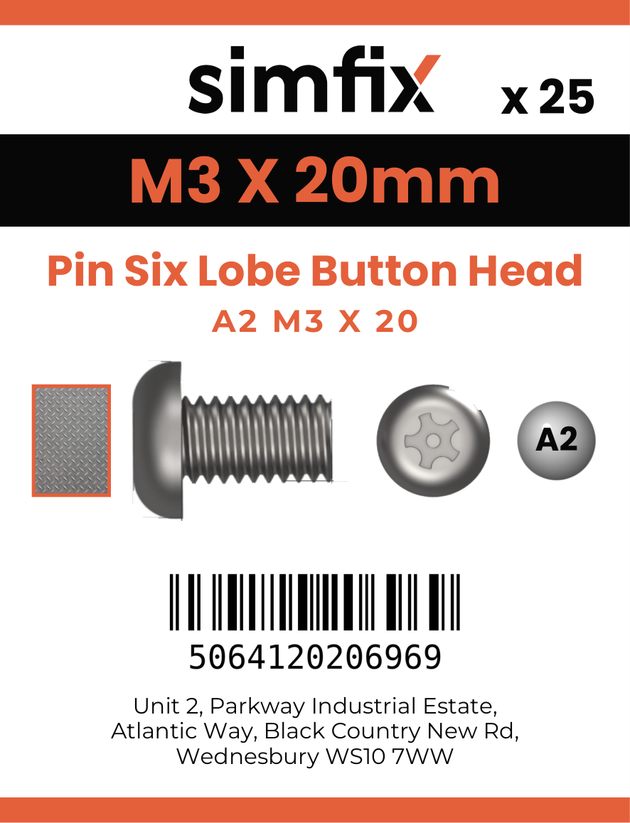 Simfix product label - 7380A203020TPIN-D
