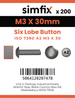 Simfix product label - 7380A203030T-T