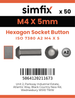Simfix product label - 7380A204005-T