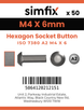 Simfix product label - 7380A204006-T
