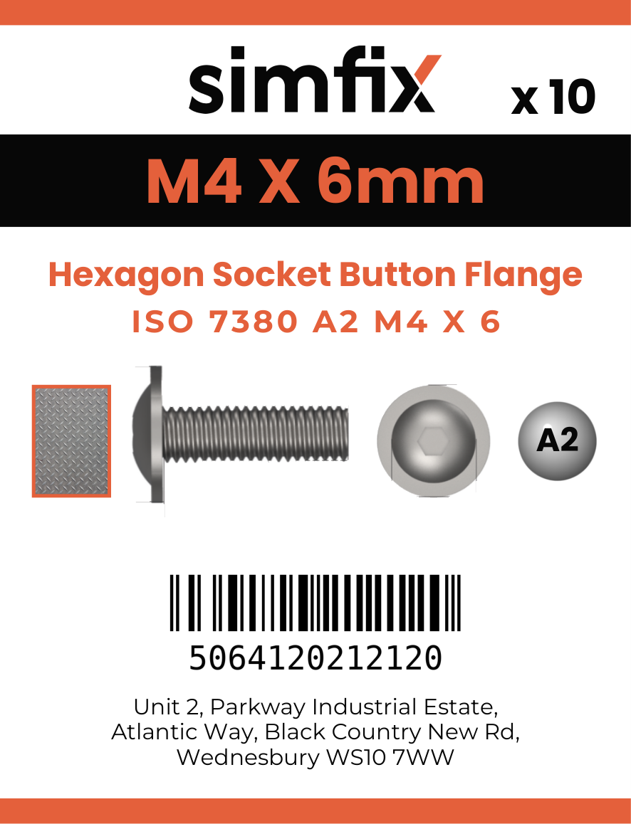 Simfix product label - 7380A204006F-D