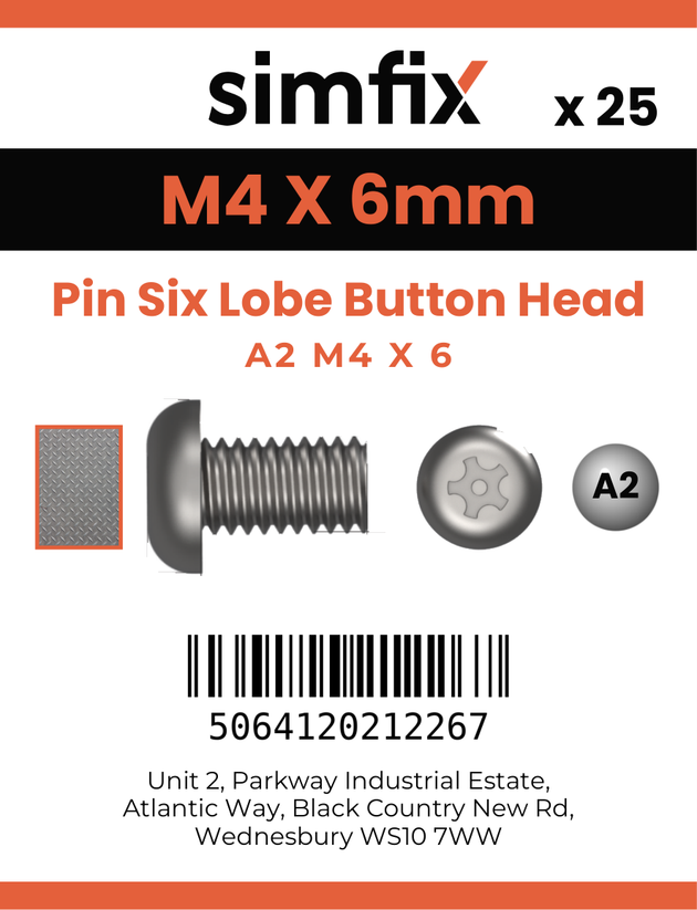 Simfix product label - 7380A204006TPIN-D