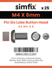 Simfix product label - 7380A204006TPIN-D