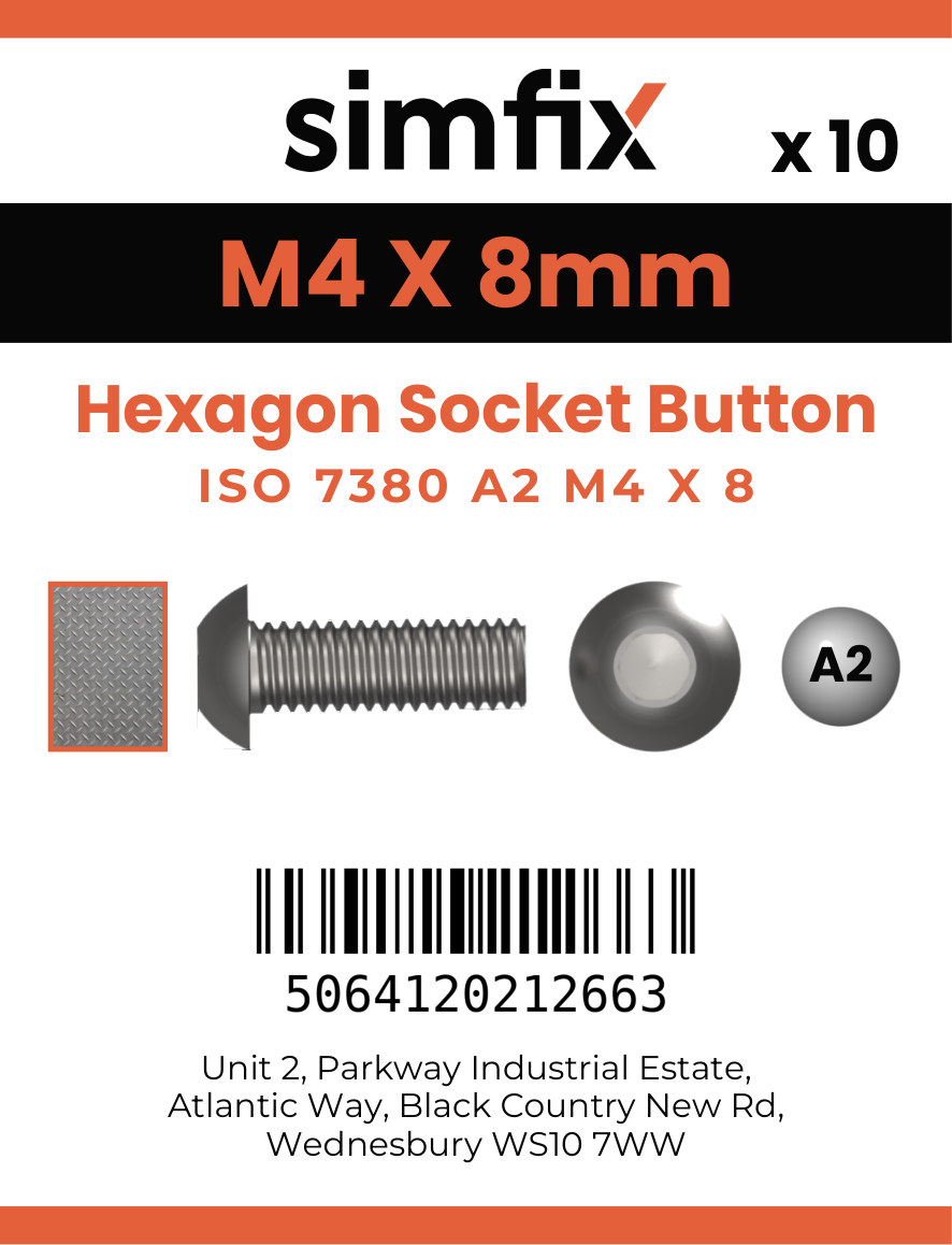Simfix product label - 7380A204008-D