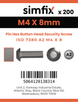 Simfix product label - 7380A204008PIN-T