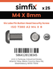 Simfix product label - 7380A204008TPIN-D
