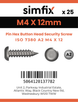 Simfix product label - 7380A204012PIN-D