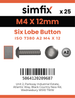 Simfix product label - 7380A204012T-D