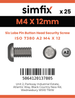 Simfix product label - 7380A204012TPIN-D