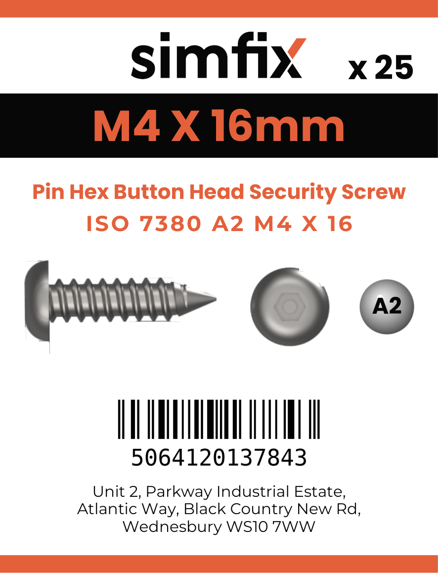 Simfix product label - 7380A204016PIN-D