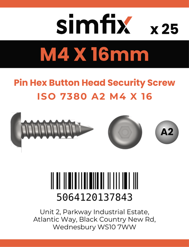 Simfix product label - 7380A204016PIN-D