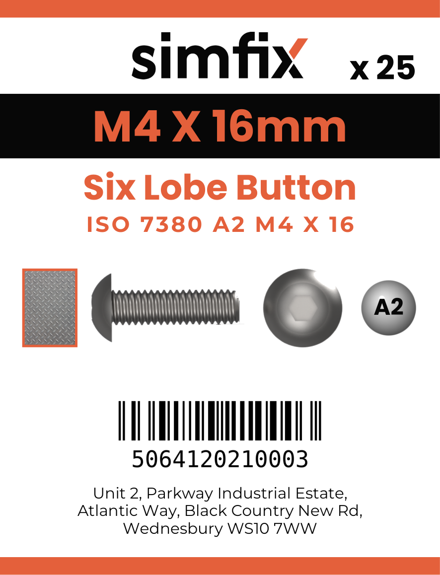 Simfix product label - 7380A204016T-D