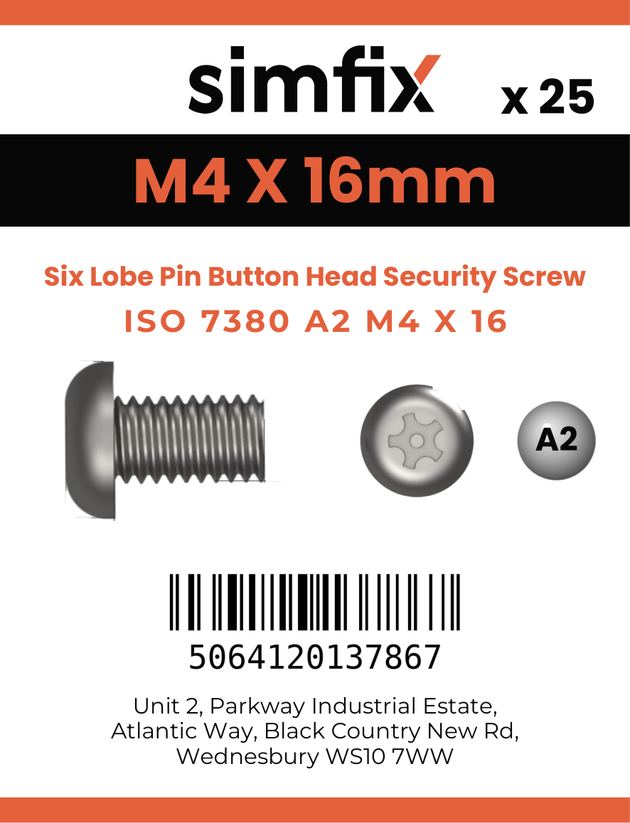Simfix product label - 7380A204016TPIN-D