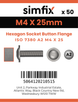 Simfix product label - 7380A204025F-T