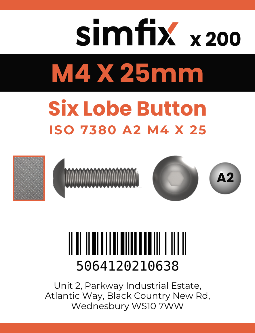 Simfix product label - 7380A204025T-T