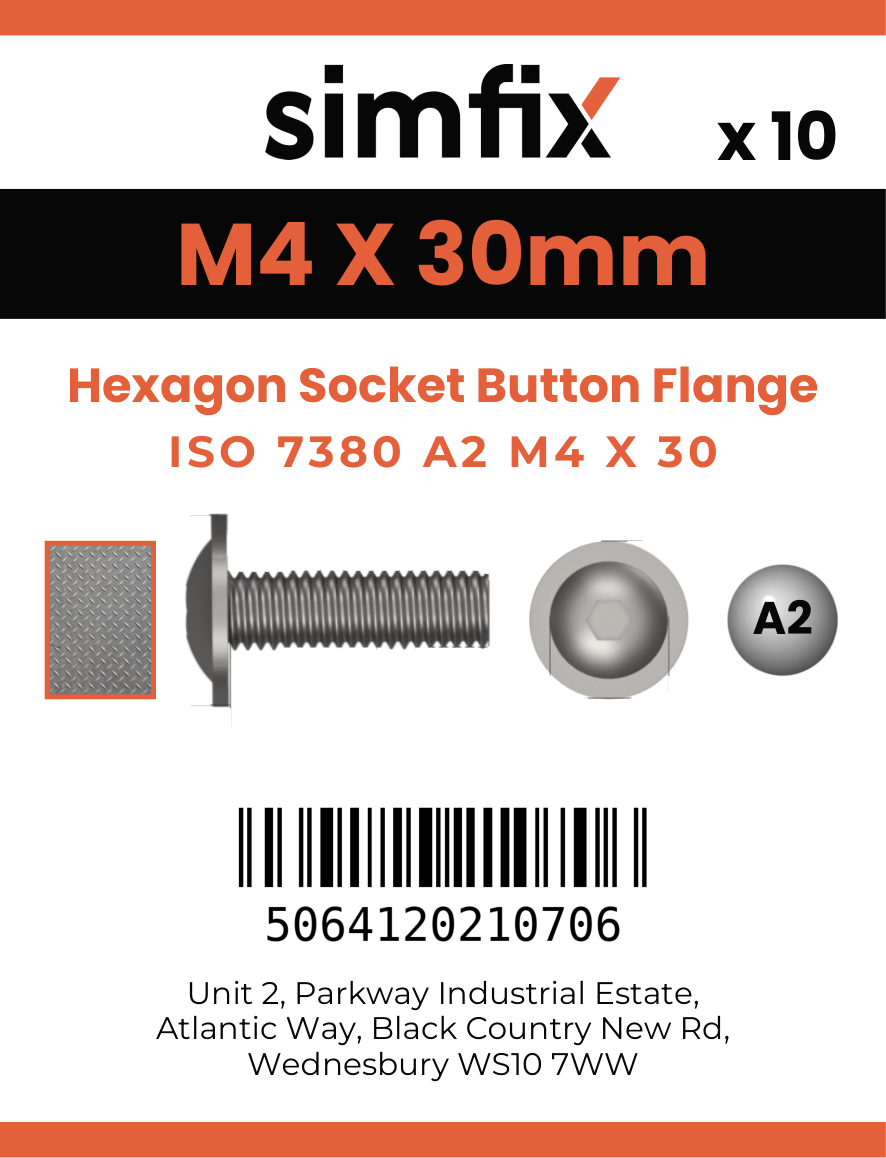 Simfix product label - 7380A204030F-D