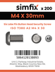 Simfix product label - 7380A204030TPIN-T