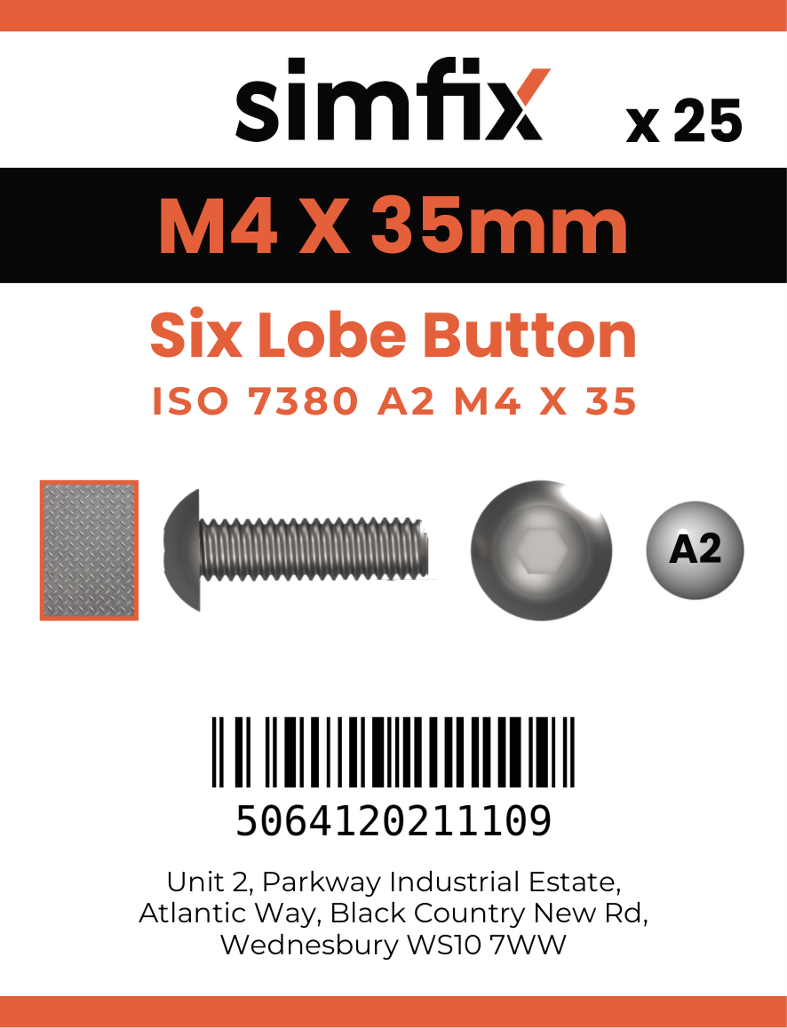 Simfix product label - 7380A204035T-D