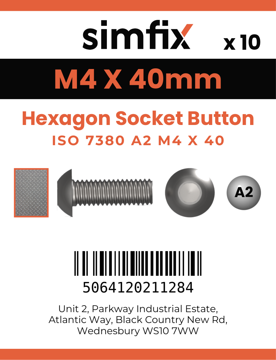 Simfix product label - 7380A204040-D